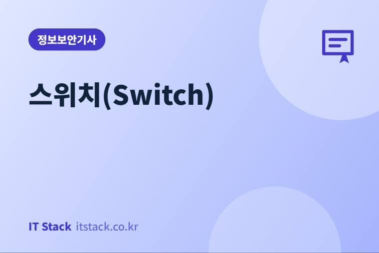 스위치(Switch)