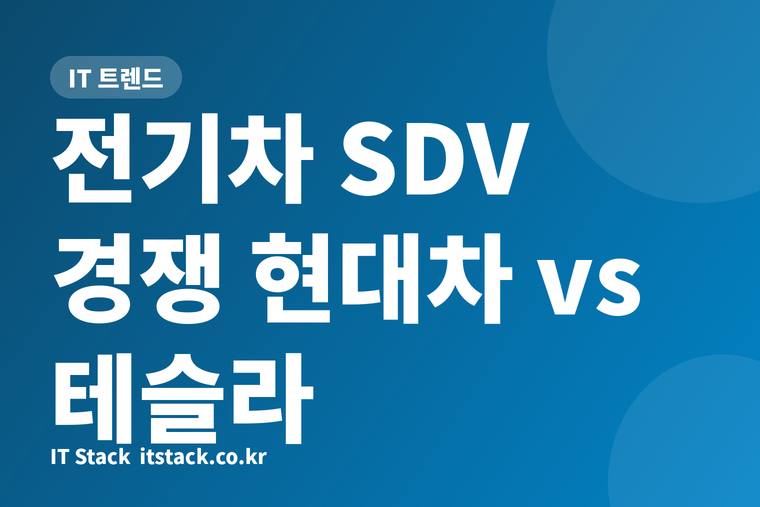 전기차 SDV 경쟁 현대차 vs 테슬라