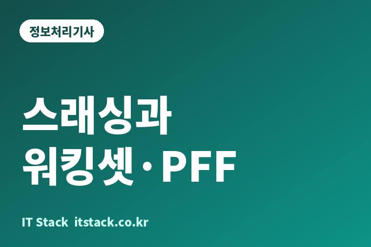 스래싱(Thrashing) 원인과 해결, CPU 이용률이 갑자기 꺾이는 이유와 워킹셋·PFF 비교