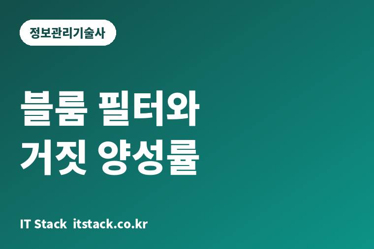 블룸 필터와 거짓 양성률 카드 이미지