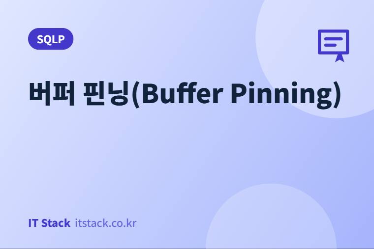 버퍼 핀닝(Buffer Pinning)